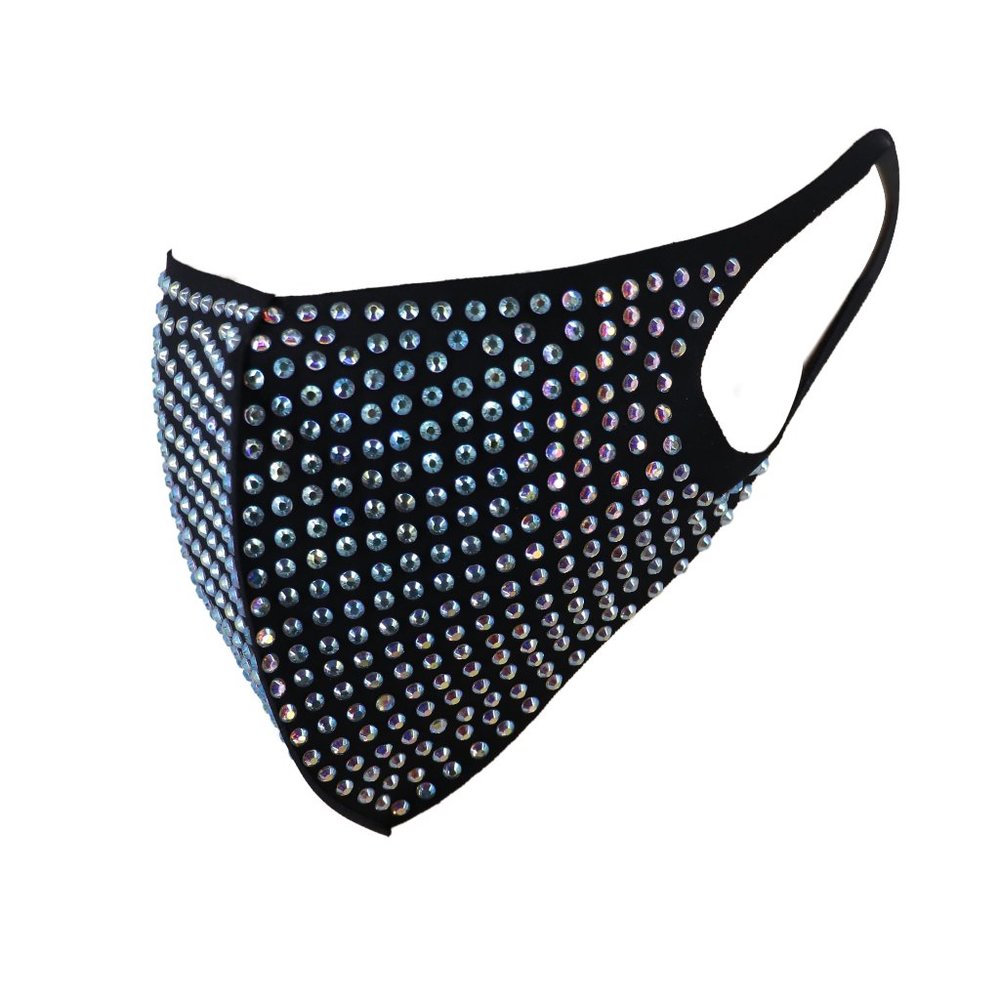 Rhinestone Cloth Fashion Mask